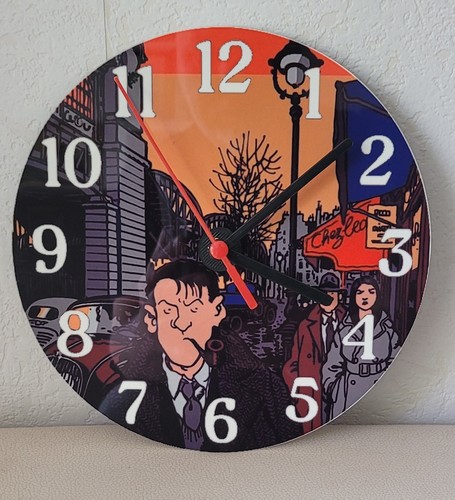 Horloge murale nestor burma - horloge,