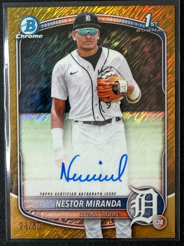 2025 bowman cromo nestor - 1°,