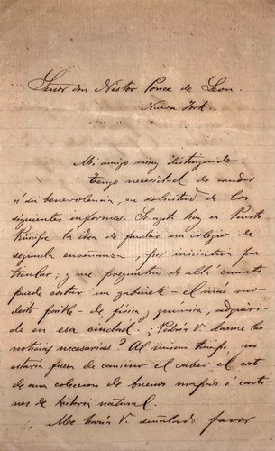 Enrique josé varona letter - varona,