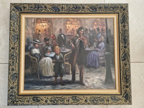 Nestor pittore spagnolo - , olio